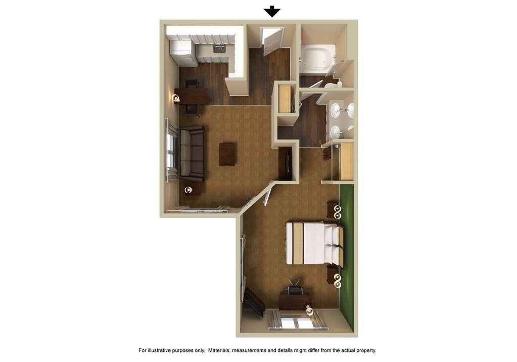 Extended Stay America Suites - Memphis - Wolfchase Galleria Номер фото